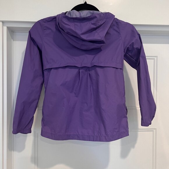 Columbia Girls Purple Switchback II Hooded Waterproof Raincoat Jacket, Size Smal - Picture 3 of 5